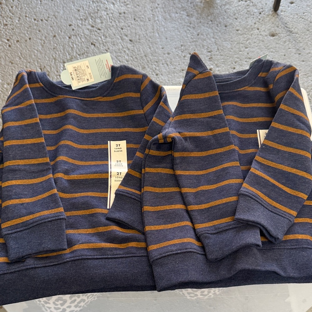 NWT set of 2 boys 2T sweater